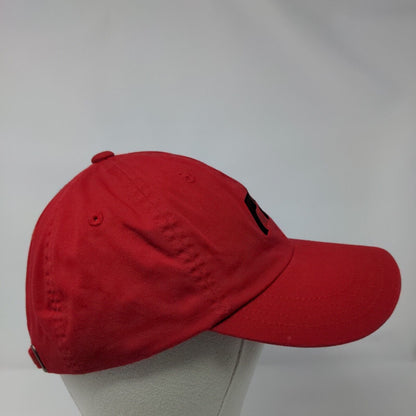 Farm Bureau Slideback Hat Red OSFA Adjustable Embroidered Imperial
