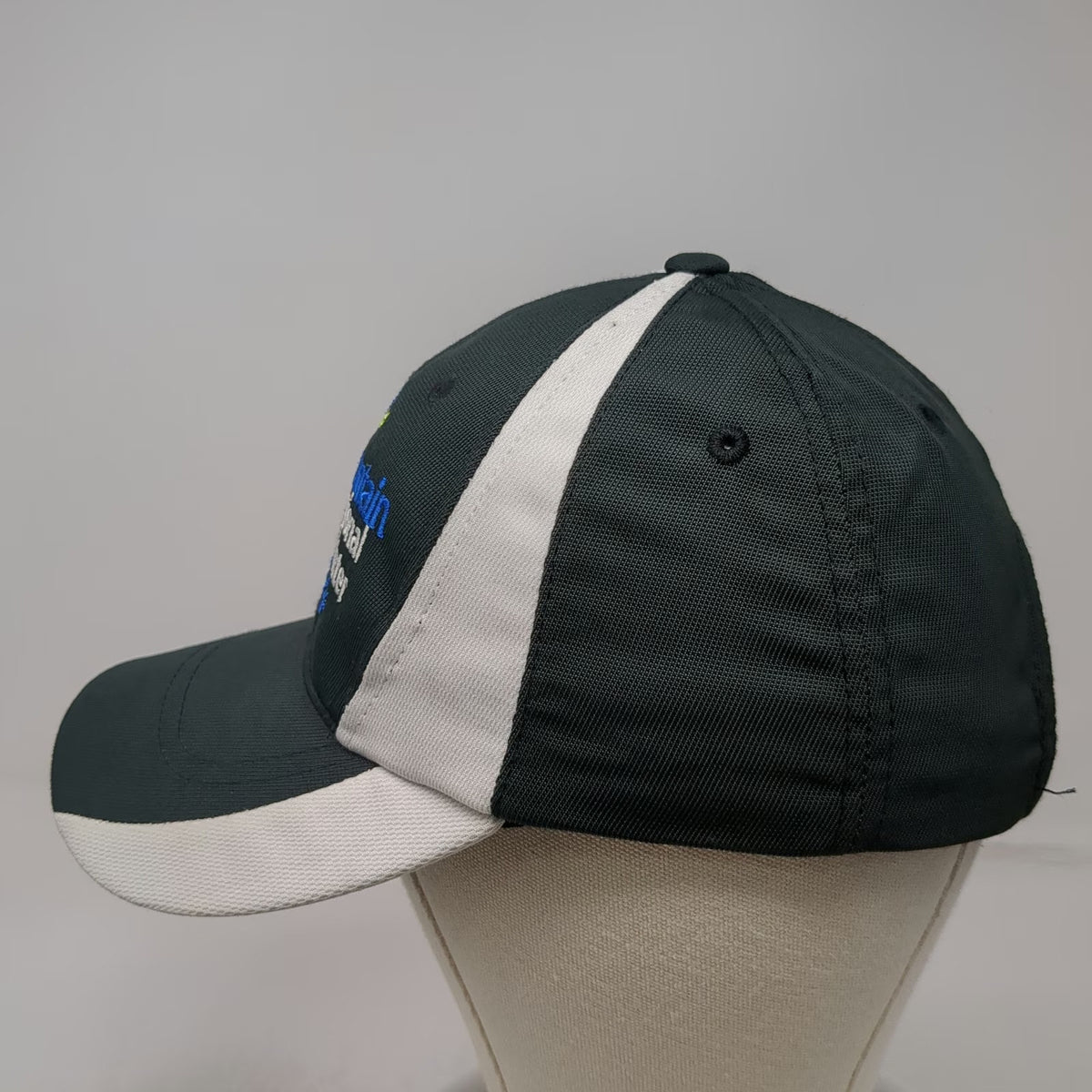 Sport-Tek Baseball Cap Black White One Size Intermountain Medical Center Hat