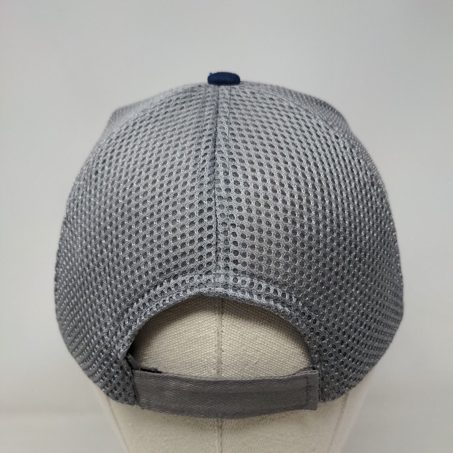 TORO Snapback Mesh Back Hat Blue One Size Embroidered Colorblock