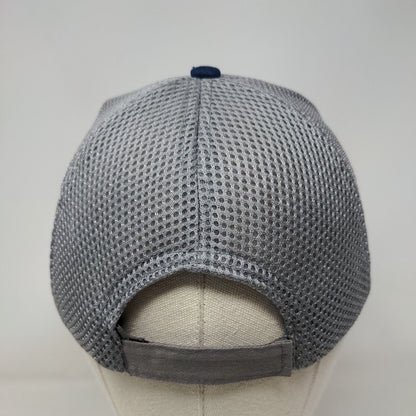 TORO Snapback Mesh Back Hat Blue One Size Embroidered Colorblock