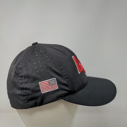 LW VOLS Fitted Hat Black Small-Medium Laser Cut 6 Panel Richardson