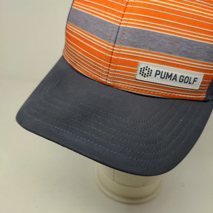 Puma Golf Men's Snapback Hat Multicolor Striped OSFA Embroidered Logo