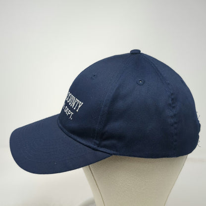 Port Authority Baseball Cap Blue One Size Canyon County Building Dept Crew Hat