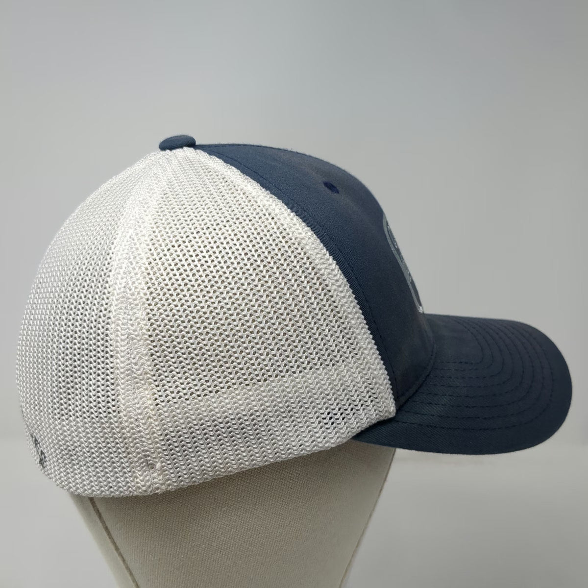 Yupoong Baseball Cap Blue One Size Custom Knives Mesh Back Fitted McNabb Hat