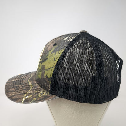 Hammette Trucker Hat Green Black Camo One Size Snapback Chemical Containers