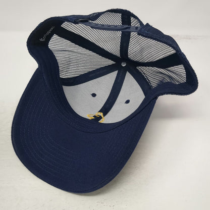 Cotopaxi Trucker Hat Blue One Size Llama Embroidered Logo Mesh Back Snapback