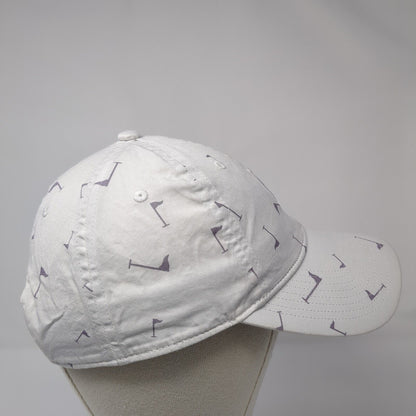 Titleist Strapback Hat White One Size Adjustable Golf Flag 6 Panel