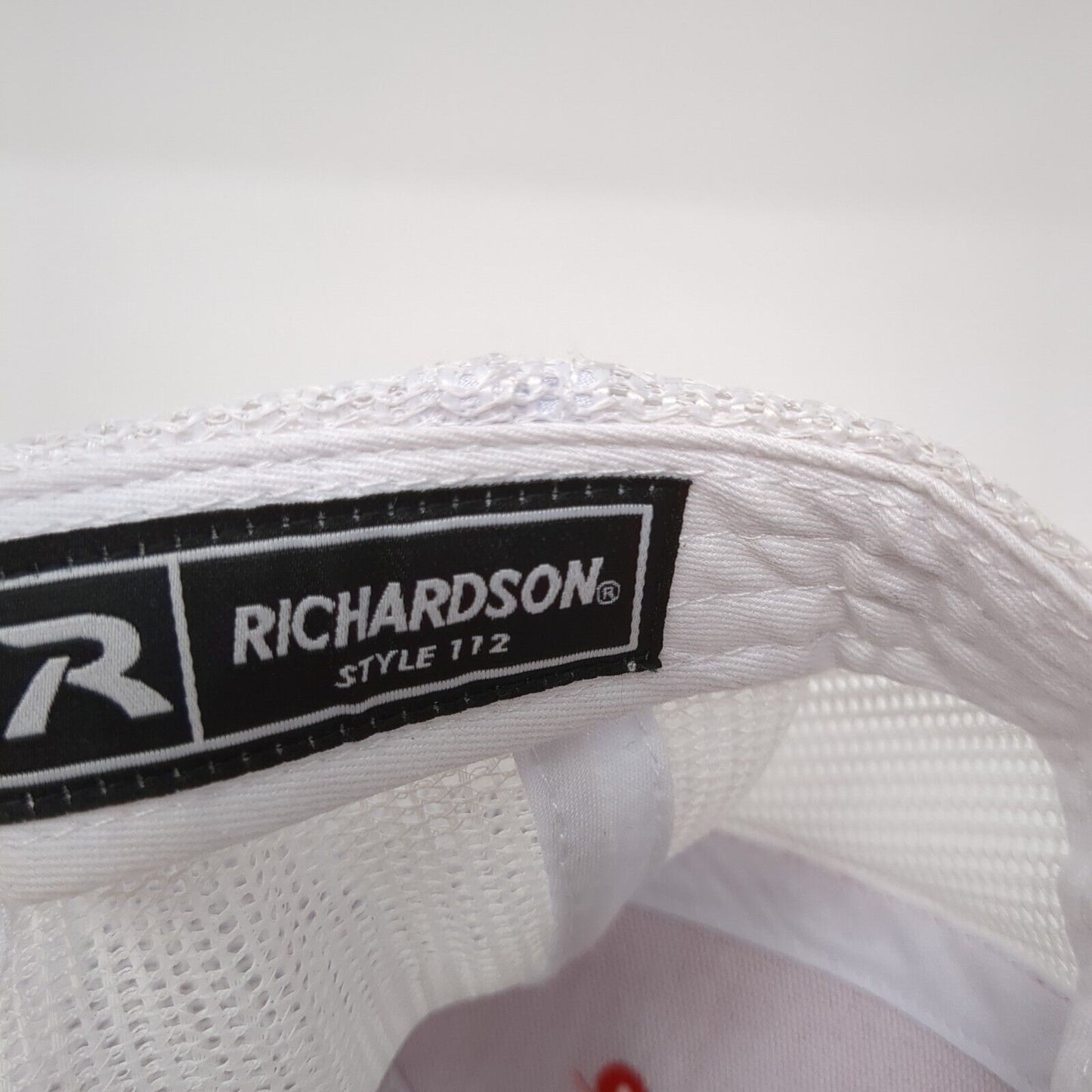 CBH Snapback Mesh Back Trucker Hat Red One Size Colorblock Richardson