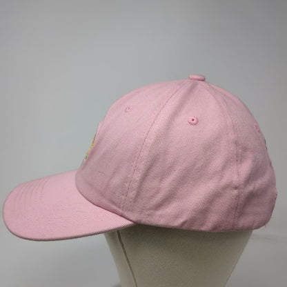 Solely Baseball Cap Pink One Size Embroidered Mango Fruit Cotton Slideback Hat