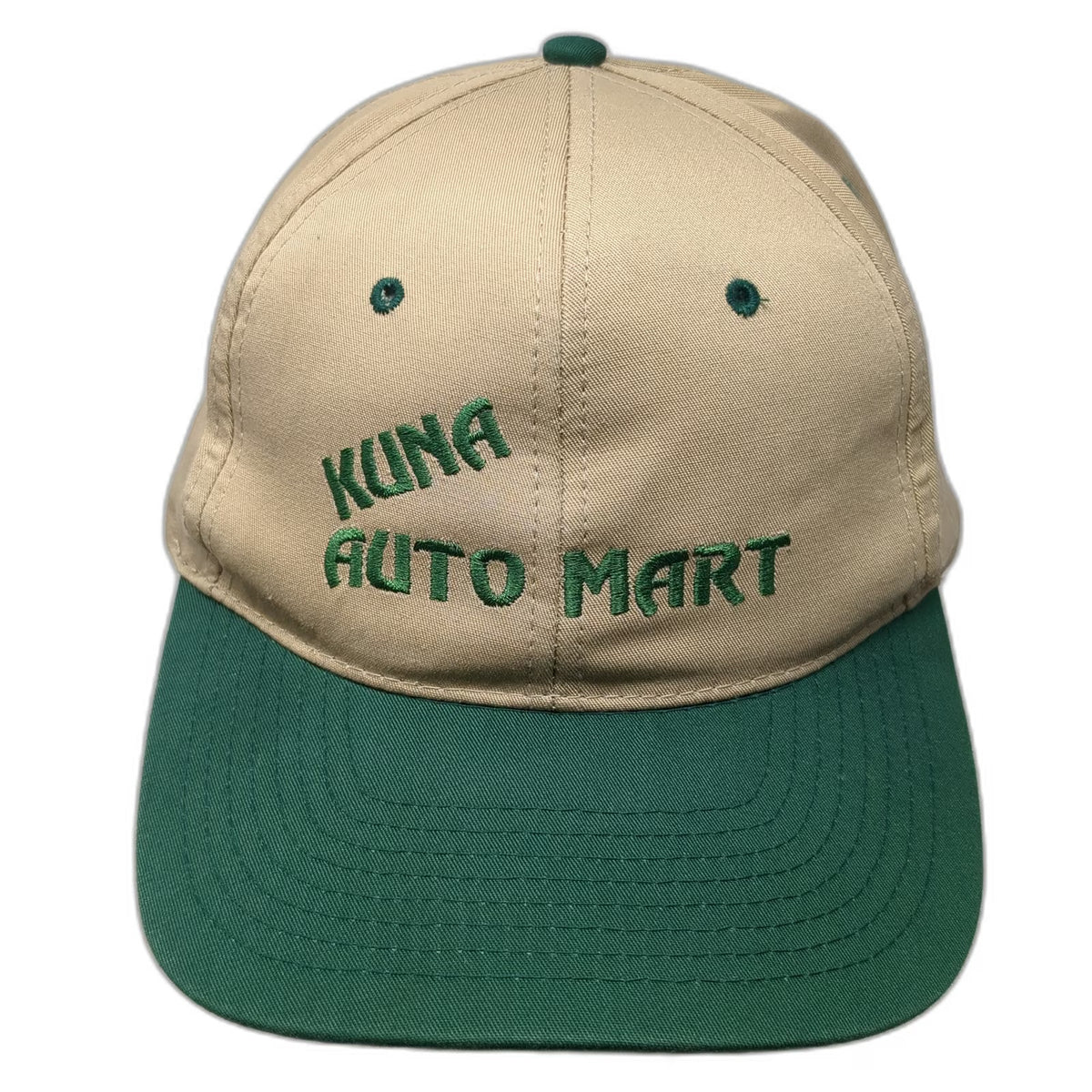 Nissun Cap Snapback Hat Beige Green One Size Embroidered Kuna Auto Mart