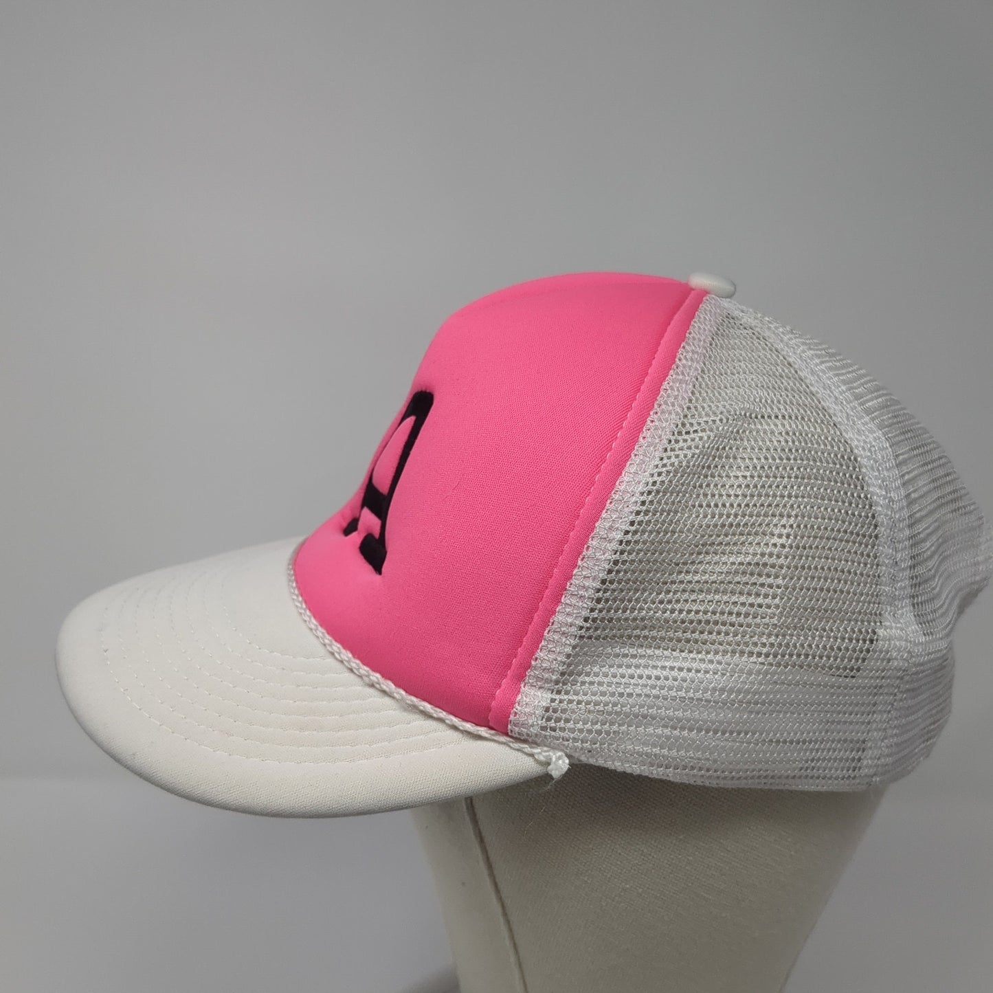 Letter A Snapback Rope Trucker Hat Multi One Size Mesh Back Decky