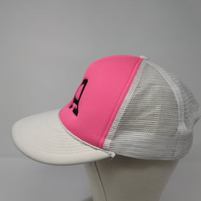 Letter A Snapback Rope Trucker Hat Multi One Size Mesh Back Decky
