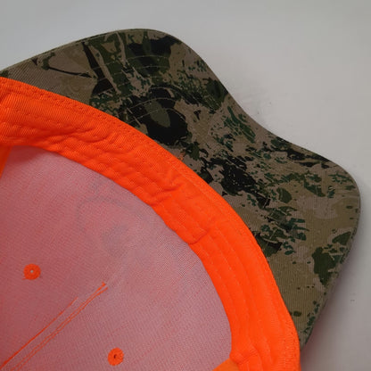 Cobra 5 Panel Orange Camo Kongo Klub OSFM Hat Mitchell SD Pole Dancer Graphic