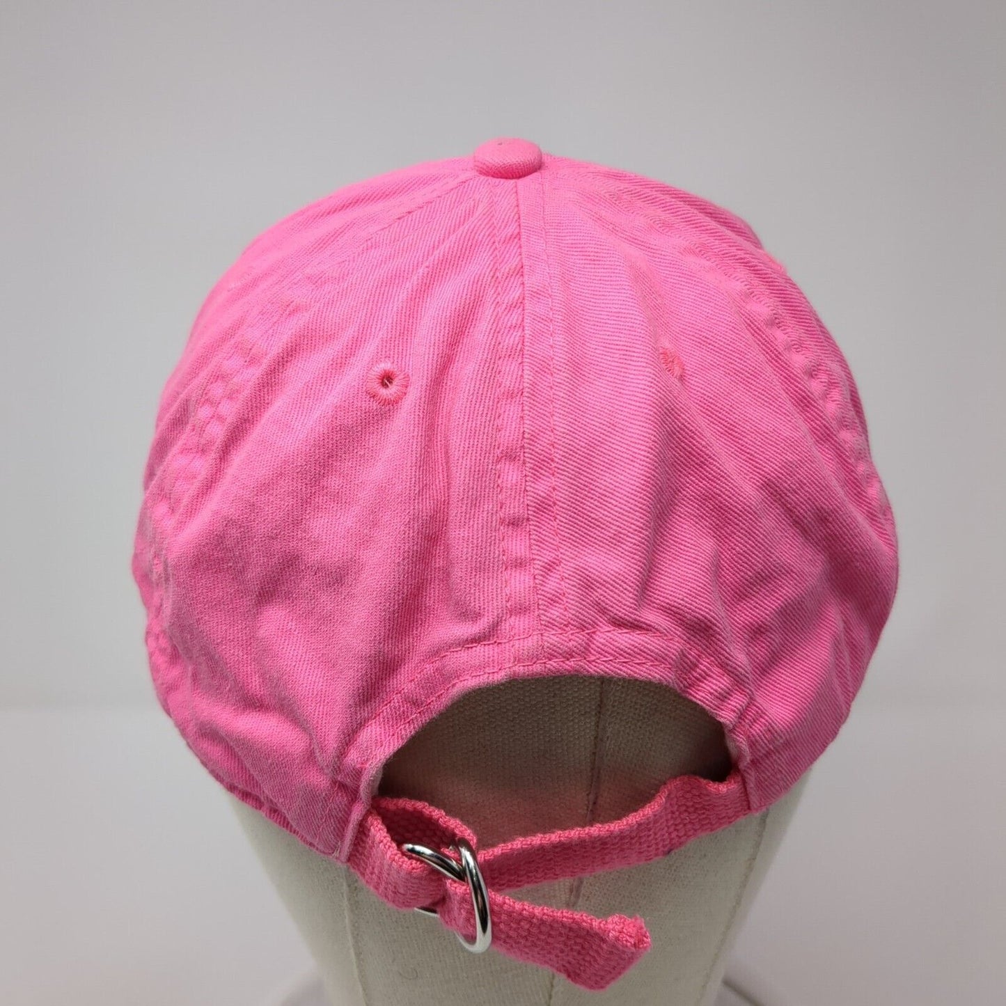 PINK Victoria's Secret Slideback Hat Pink One Size Adjustable 6 Panel Cotton