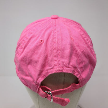 PINK Victoria's Secret Slideback Hat Pink One Size Adjustable 6 Panel Cotton