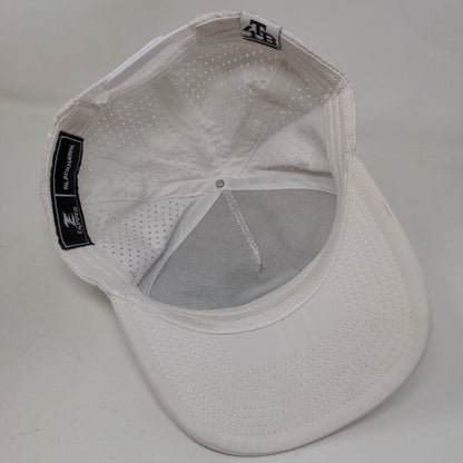 Tampa Bay Baseball Snapback Hat White One Size Breathable Zapped Blackhawk