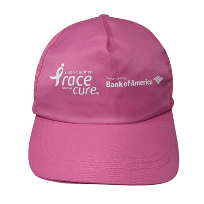 Susan G Komen Race For The Cure Survivor Strapback Hat Pink One Size Adjustable