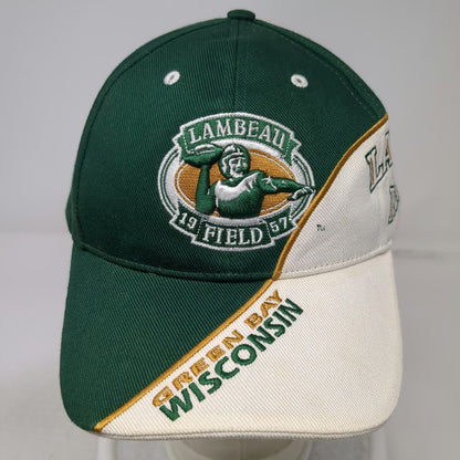 Packers NFL Twins Enterprise Lambeau Field Green One Size Cap Hat Frozen Tundra