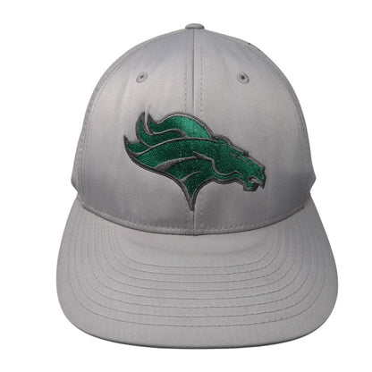 Denver Broncos Fitted Hat Gray L/XL Flexfit Embroidered PTS Lite Richardson