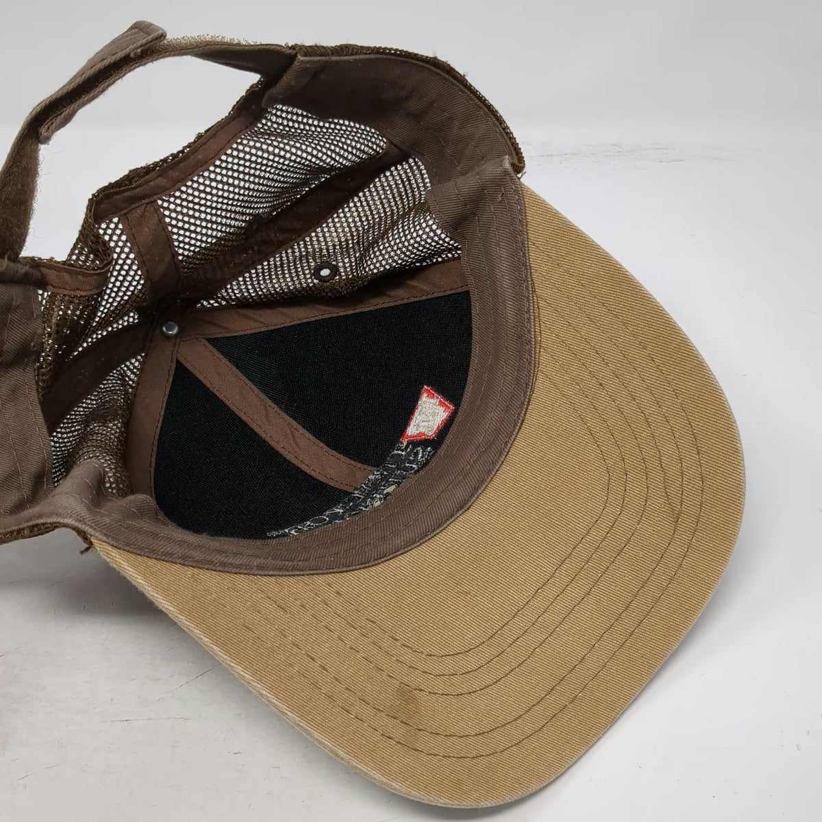 Tractor Supply Co Baseball Cap Brown Camo One Size Mesh Strapback TSC Logo Hat
