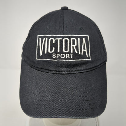 Victoria Sport Strapback Hat Black One Size Adjustable Embroidered Apollo USA