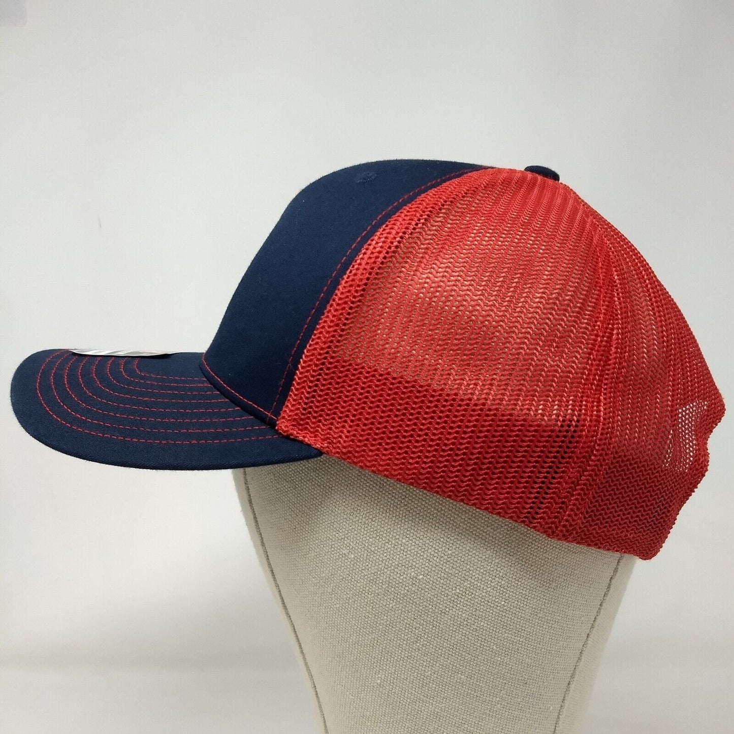 Richardson Snapback Trucker Hat Multi OSFA Embroidered Logo Mesh Back