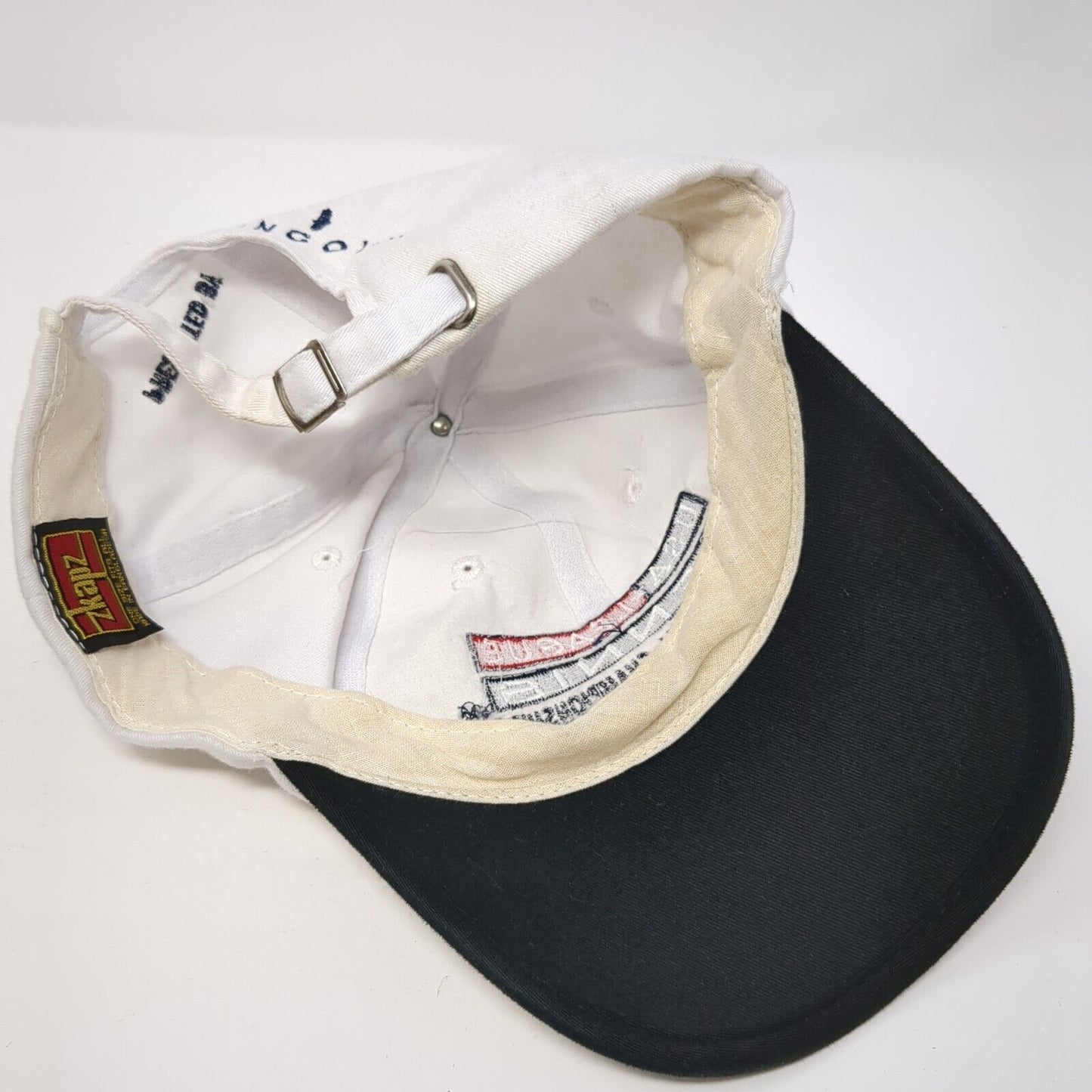 USA League Tennis 2001 National Champions Lincoln Slideback Hat White OS zkapz