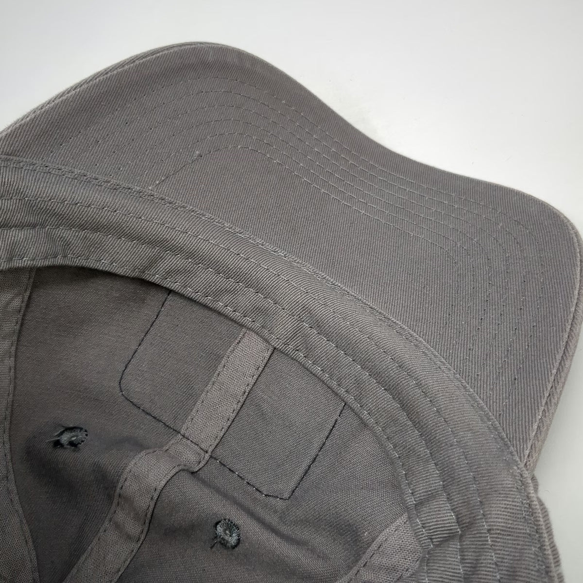 Baseball Cap Gray One Size Turtle Poppers Graphic Patch Adjustable Hat