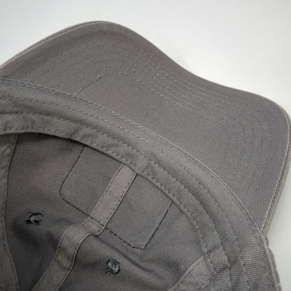 Baseball Cap Gray One Size Turtle Poppers Graphic Patch Adjustable Hat