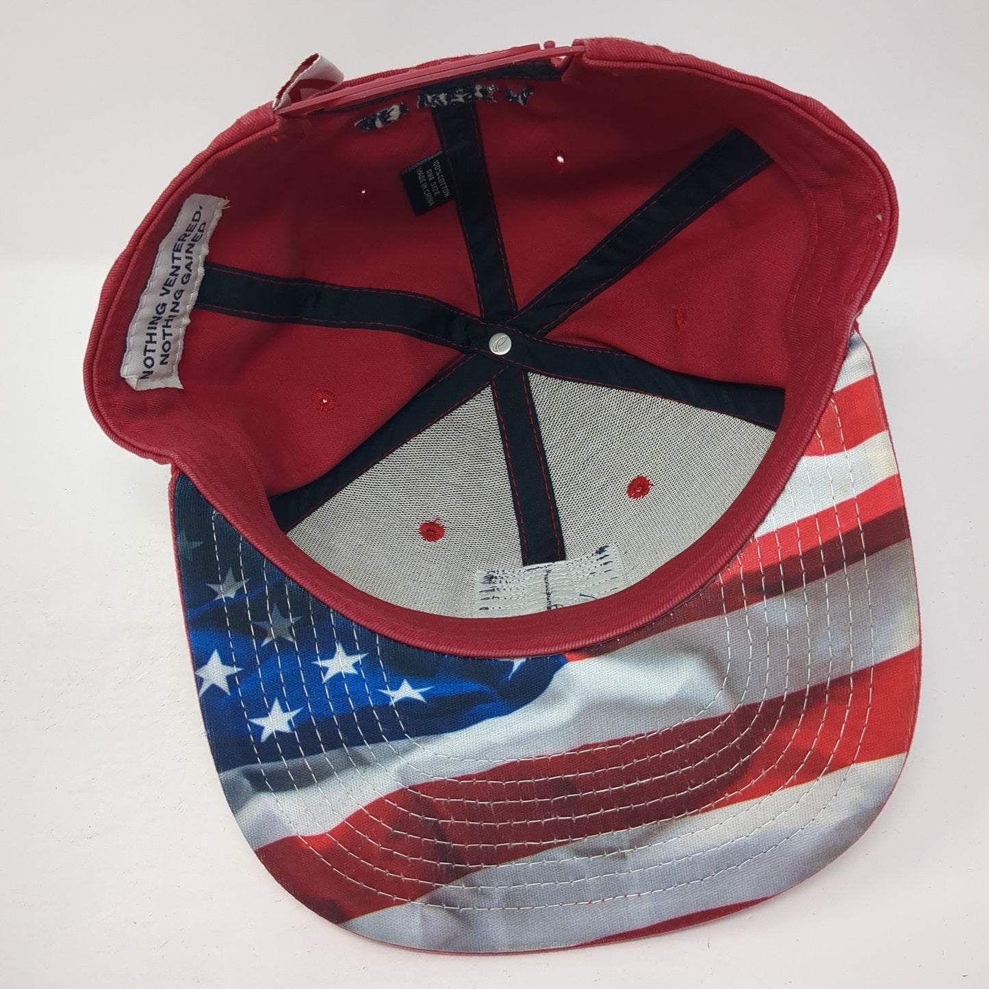 Venter Surf & Sport Key West Snapback Hat Red One Size Adjustable Embroidered