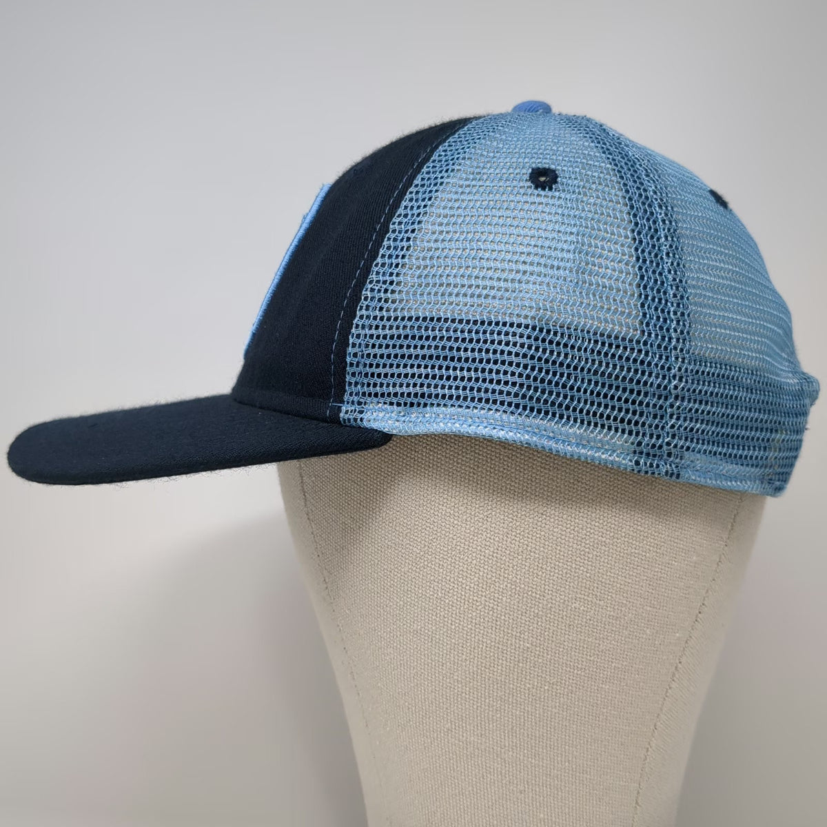 Werner Paddles Trucker Hat Blue One Size Mesh Snapback Embroidered Logo Mountain