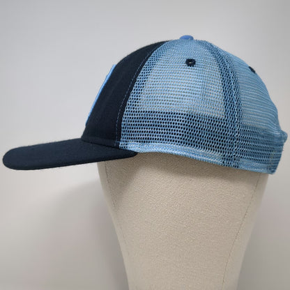 Werner Paddles Trucker Hat Blue One Size Mesh Snapback Embroidered Logo Mountain