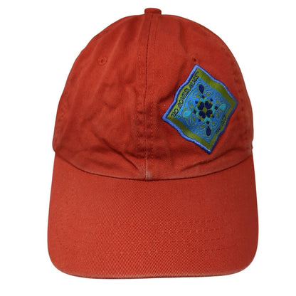 No Boundaries Slideback Hat Orange One Size Adjustable Embroidered