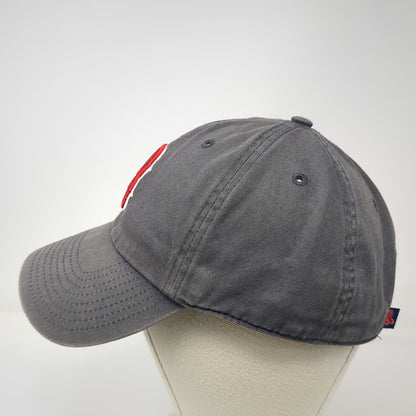Boston Red Sox MLB 47 Brand Gray Baseball Cap One Size Red White Slideback Hat