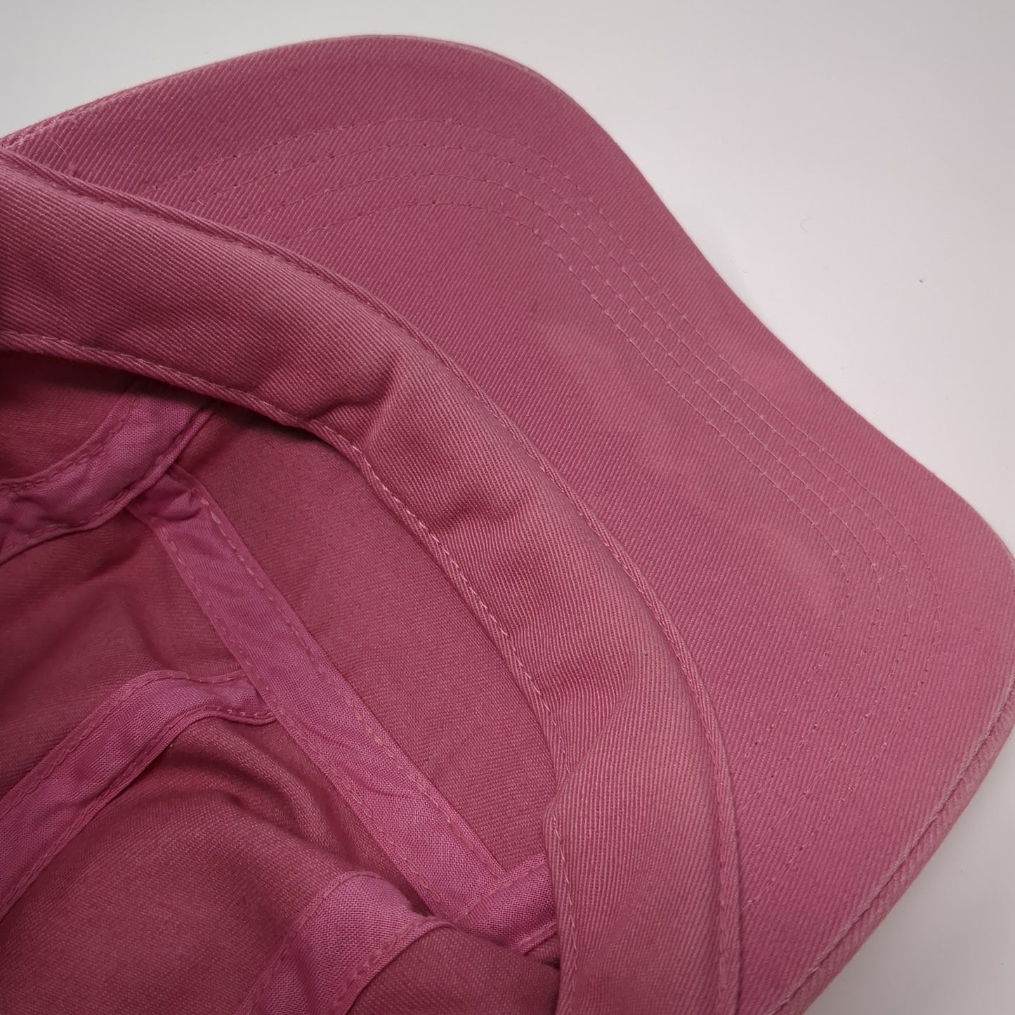 Love Sequin 5 Panel Cap Pink One Size Adjustable Strap Lightweight Faded Glory