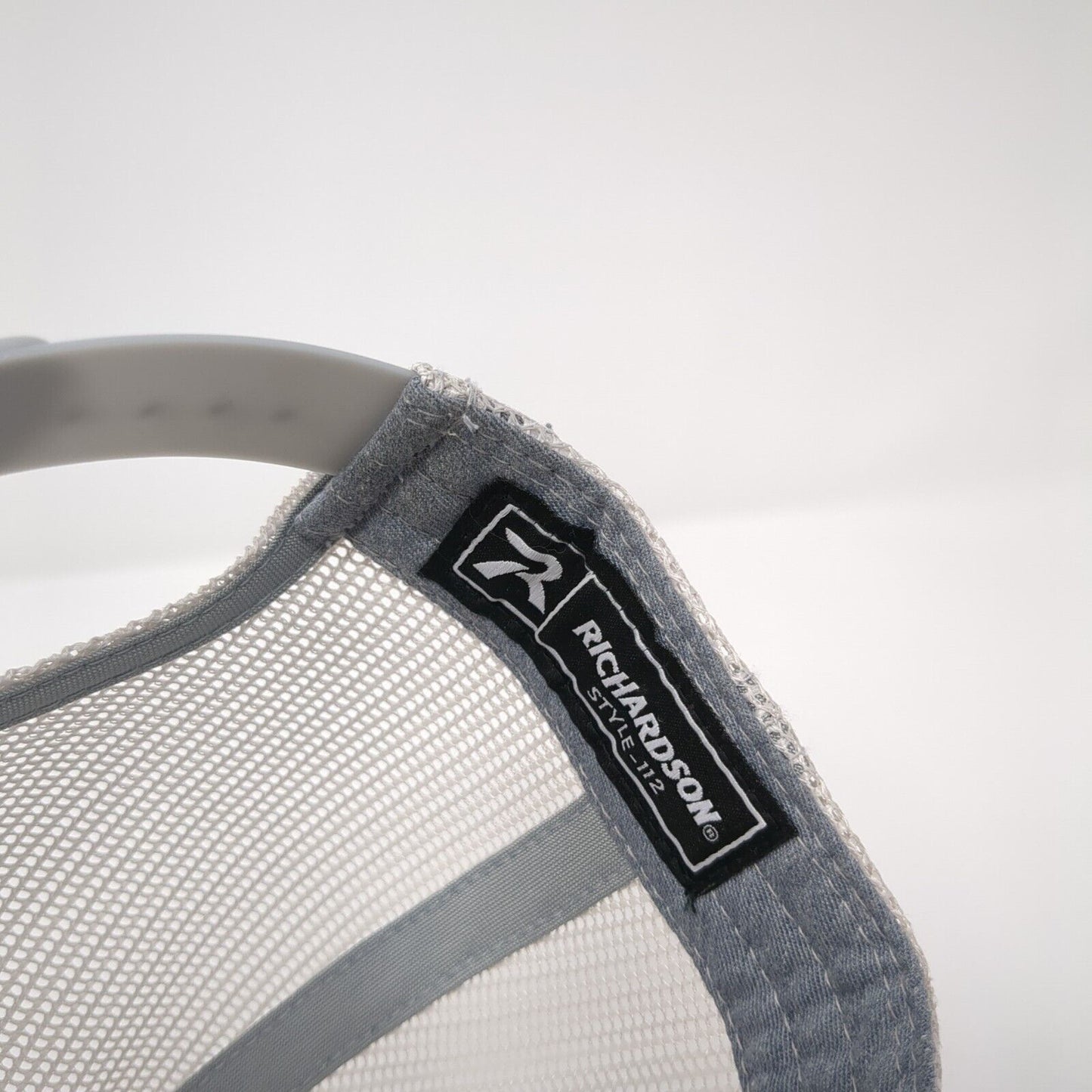 208 Properties Snapback Trucker Hat Gray OS Adjustable Mesh Back Richardson