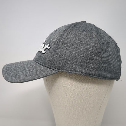 Titleist Baseball Cap Gray One Size Textured Embroidered Logo Golf Hat Slideback