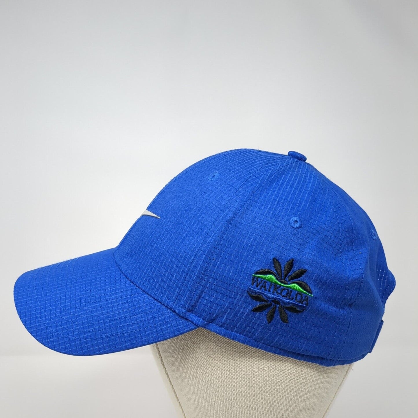 Nike Golf Strapback Hat Blue One Size Swoosh Adjustable Waikoloa
