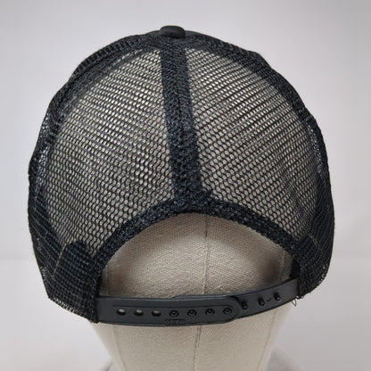 Sockeye Brewing Snapback Trucker Hat Black OS Adjustable Mesh Back Rope Otto