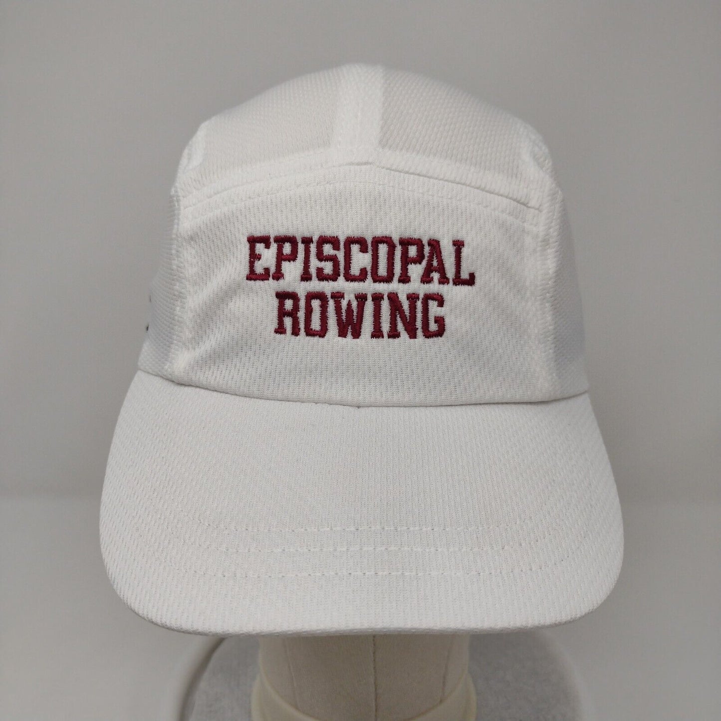 Headsweats Slideback Hat White Episcopal Rowing Witt Embroidered Logo