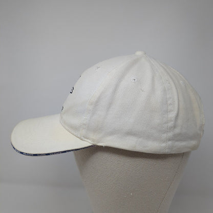 Paris France Strapback Baseball Cap Beige One Size Adjustable Embroidered