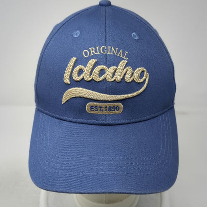 Robin Ruth Baseball Cap Blue One Size Idaho Original Embroidered Adjustable Hat