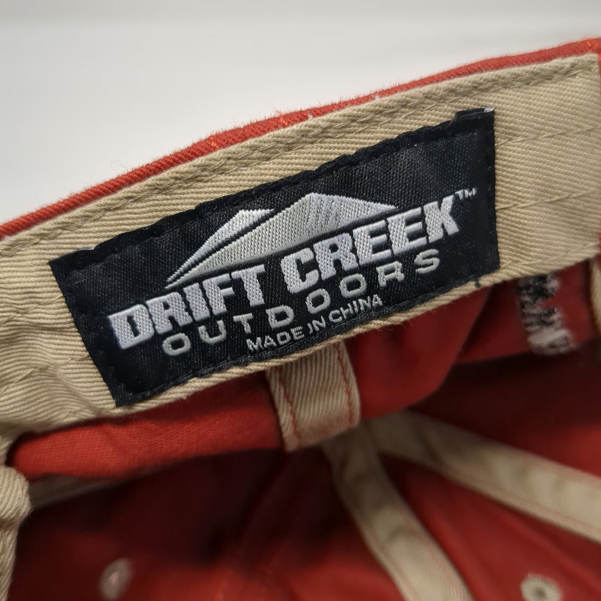 Drift Creek Outdoors Baseball Cap Red One Size Alaska Sportsmans Cove Lodge Fish