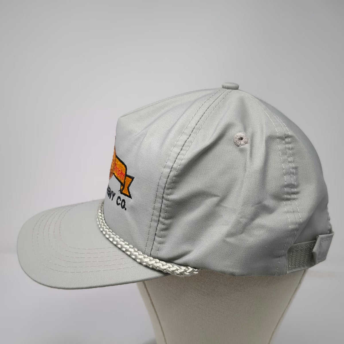 Mountaintop Marketing Trucker Gray Hat Henry Ankeny Co Strapback Rope Vintage