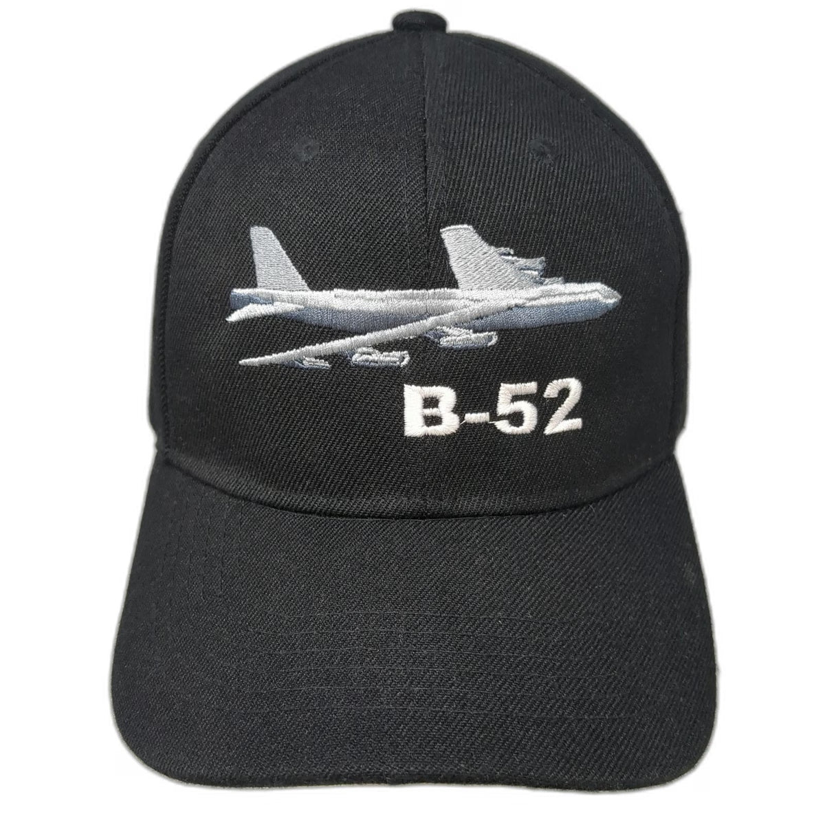 Baseball Cap Black One Size B-52 Bomber Plane Strapback Military Aviation Hat