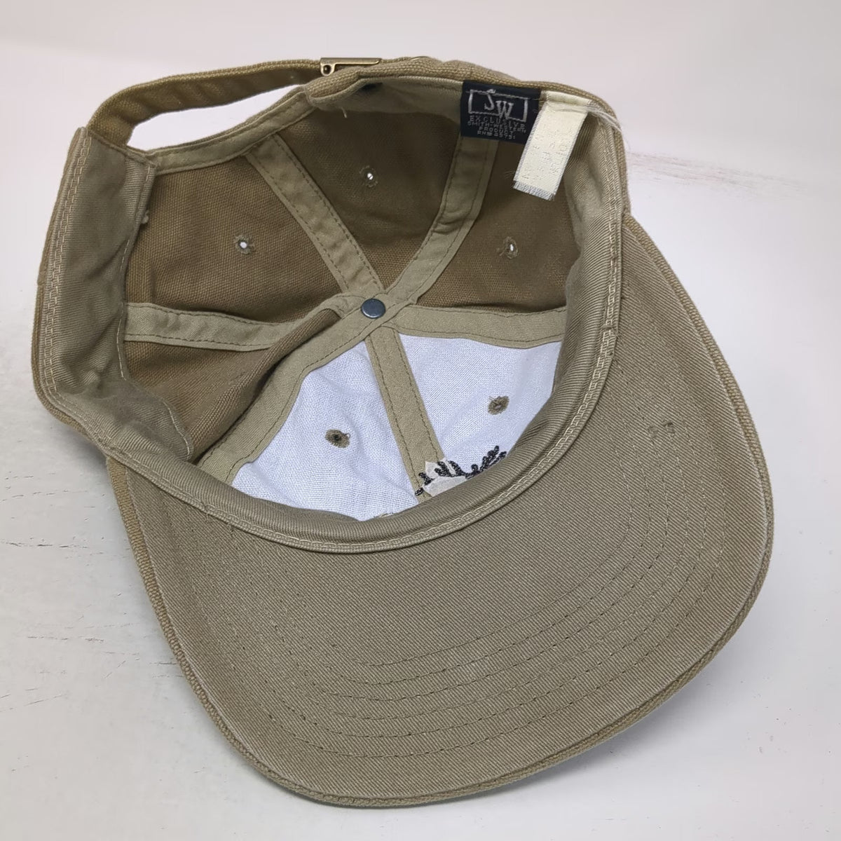 Smith-Western Idaho Elk Brown Baseball Cap One Size Slideback Embroidered Hat