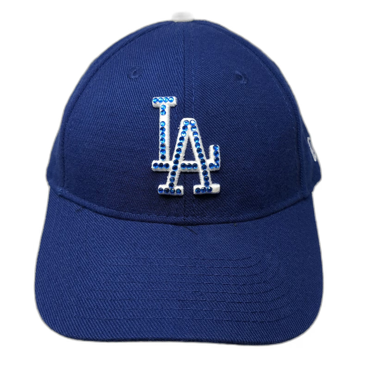 Los Angeles Dodgers MLB New Era Baseball Cap Hat Blue One Size Rhinestone Logo