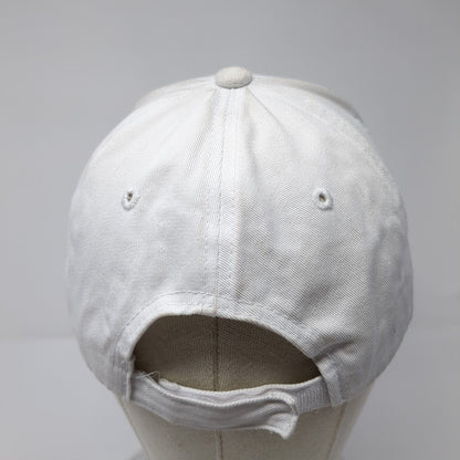 First Tee Idaho Strapback Hat White One Size Adjustable Embroidered