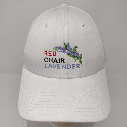 Red Chair Lavender Strapback Hat White OSFM Adjustable Embroidered New Era