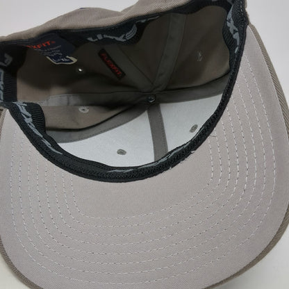 Flexfit Baseball Cap Gray XL Mammoth North Solar Embroidered Structured hat